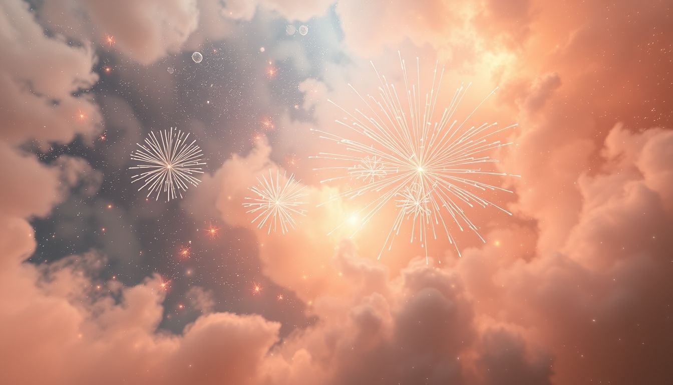 Les feux d'artifice symbolisent souvent l’illusion et la superficialité éphémère.