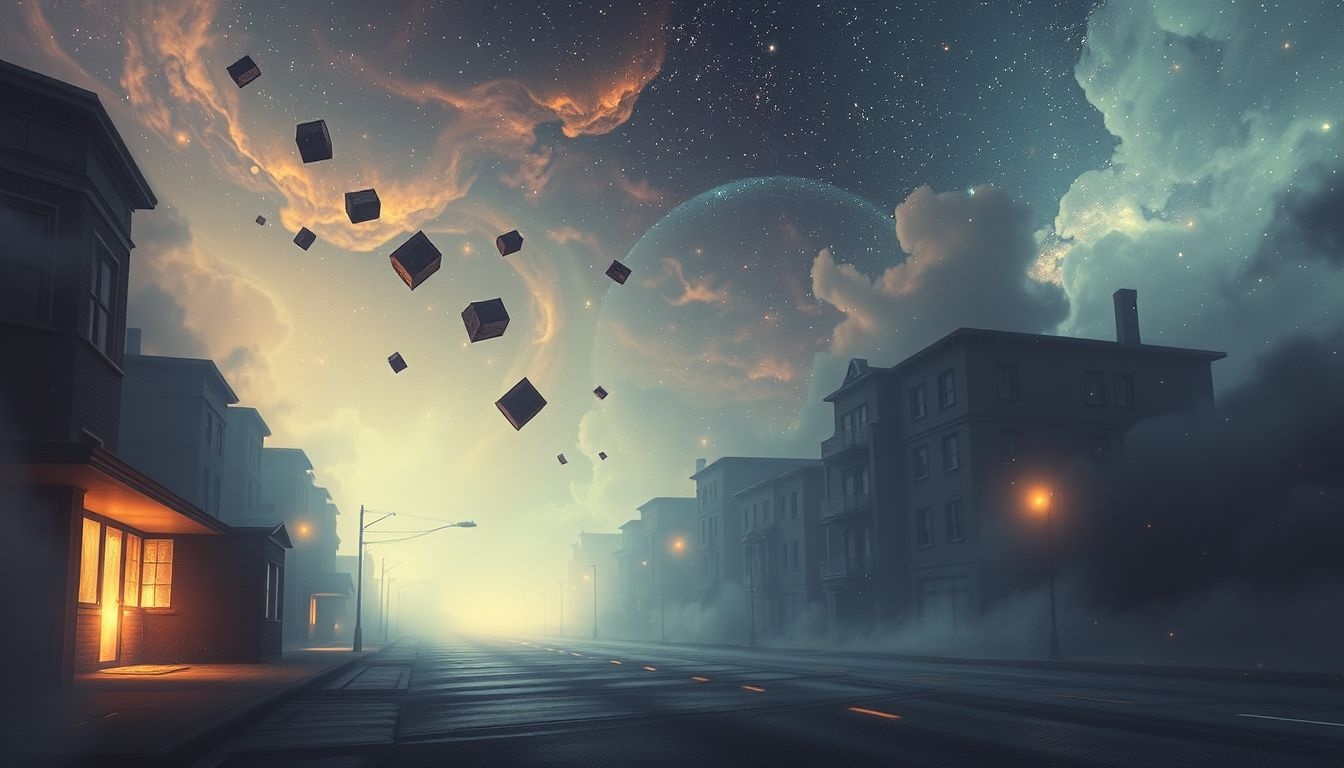 Un incendie urbain symbolise souvent une transformation profonde et déroutante.