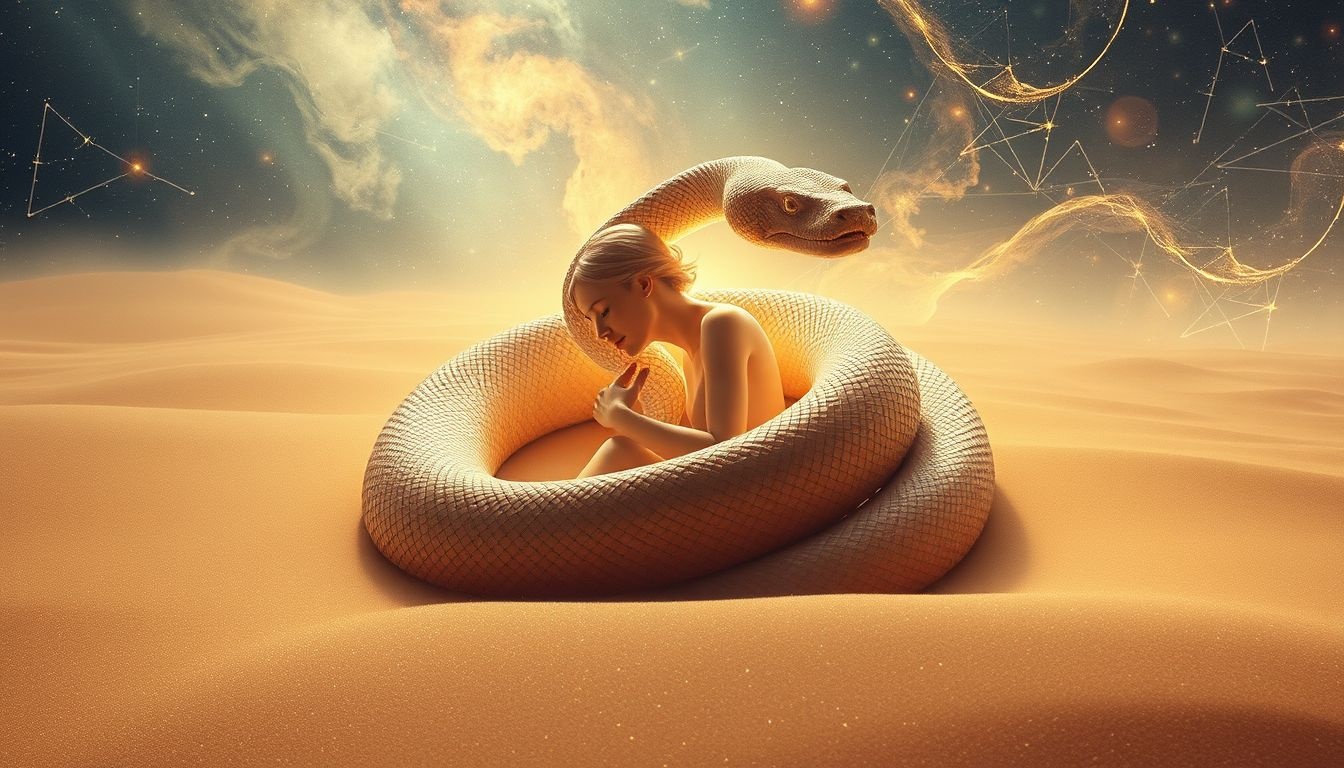 Le serpent du désert symbolise souvent un contrôle oppressant dans vos rêves.