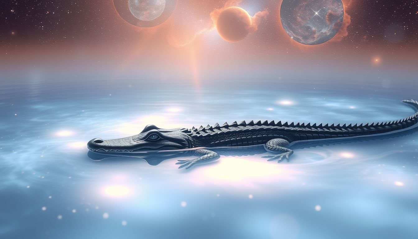 Rêver d’alligator dans piscine symbolise danger caché en eau calme.