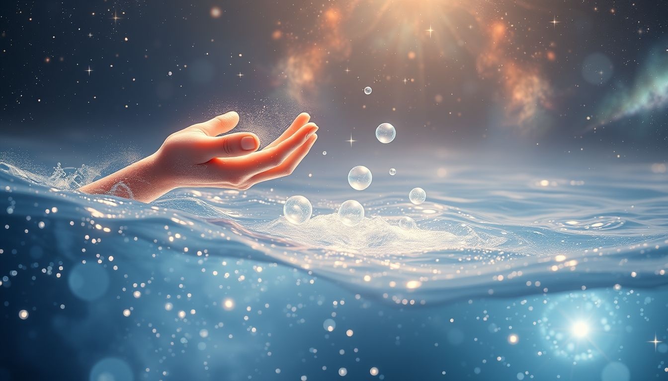 Balayer de l'eau symbolise purifier les émotions refoulées profondément.