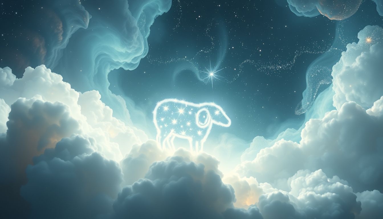 Le bêlement d’un mouton blanc symbolise souvent l’innocence retrouvée.