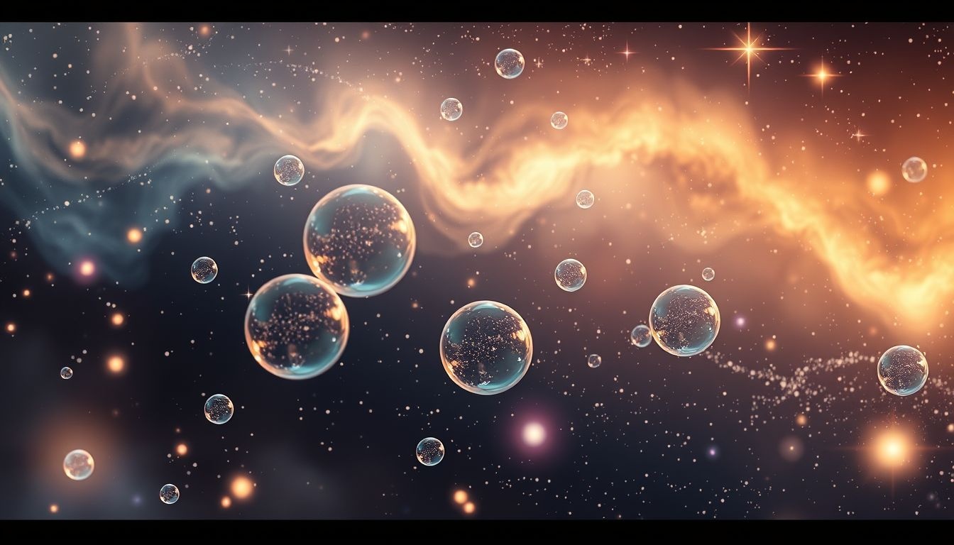 Les bulles éclatantes symbolisent la fragilité des espoirs déçus.