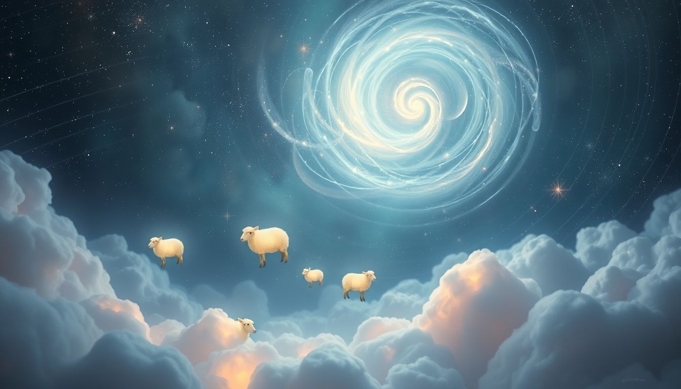 Compter des moutons calme l'esprit et facilite l'endormissement.