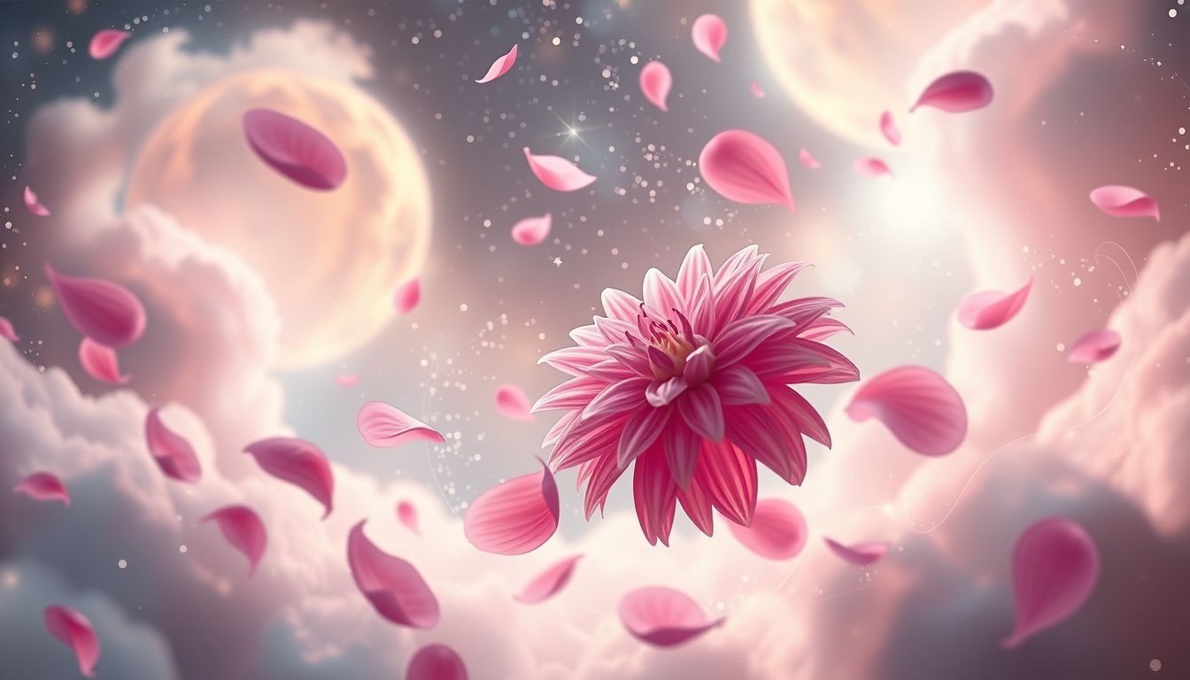 Le dahlia rose symbolise gratitude, douceur et reconnaissance profonde.