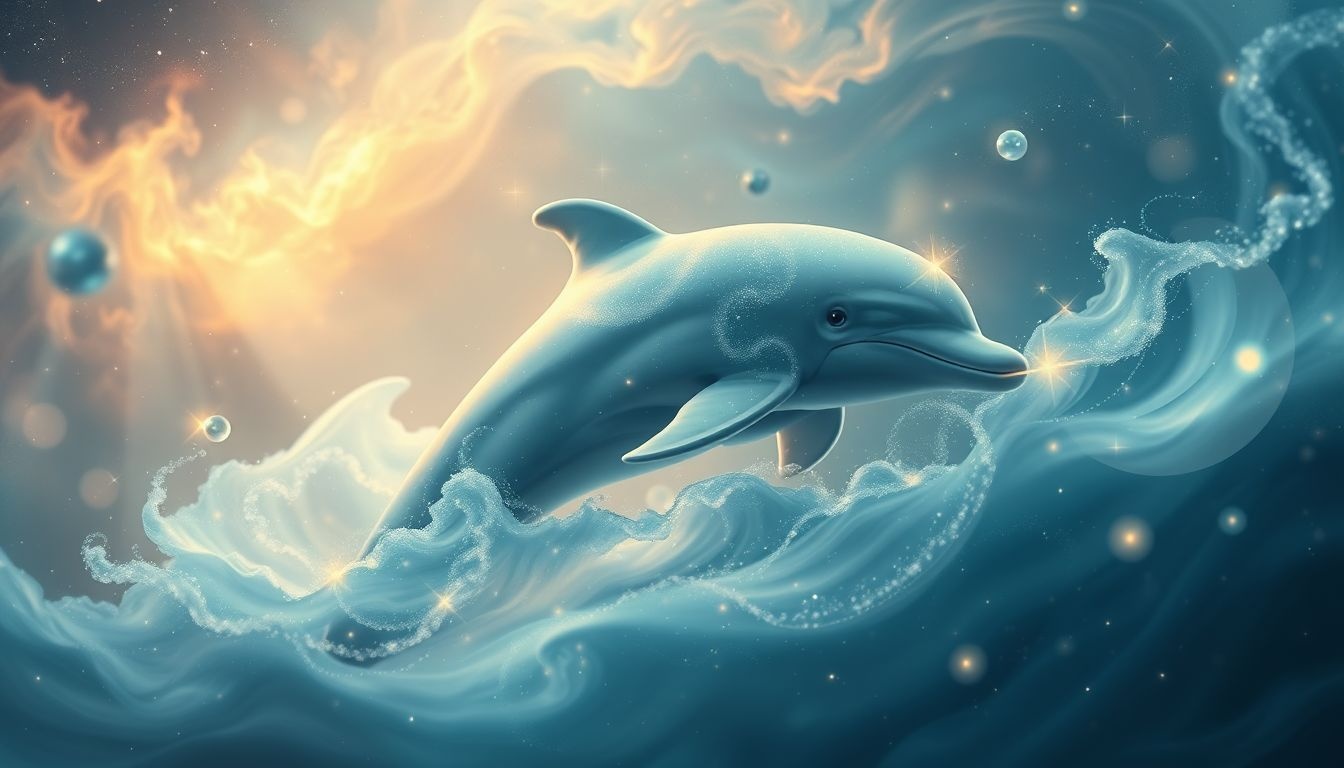 Un dauphin blessé symbolise une profonde vulnérabilité émotionnelle à guérir.