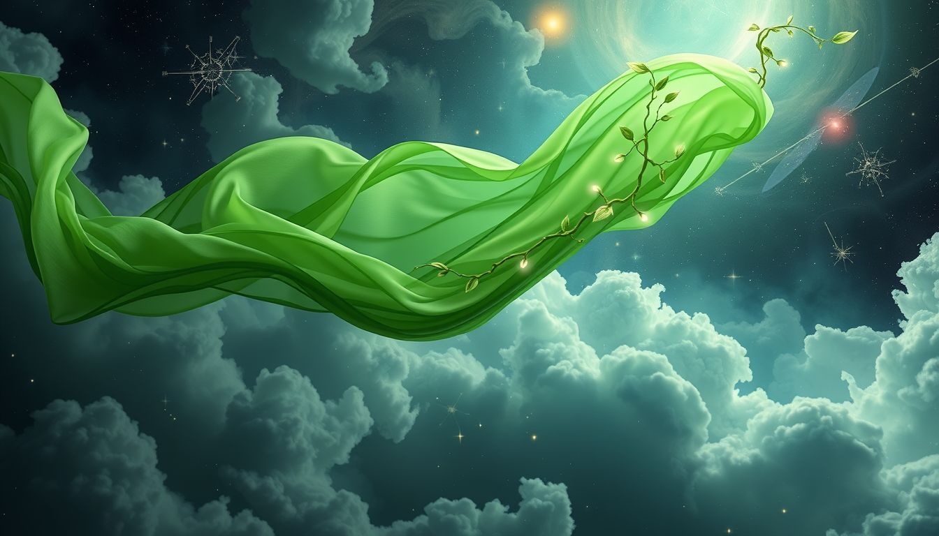 Les draps verts symbolisent la guérison et la prospérité durable.