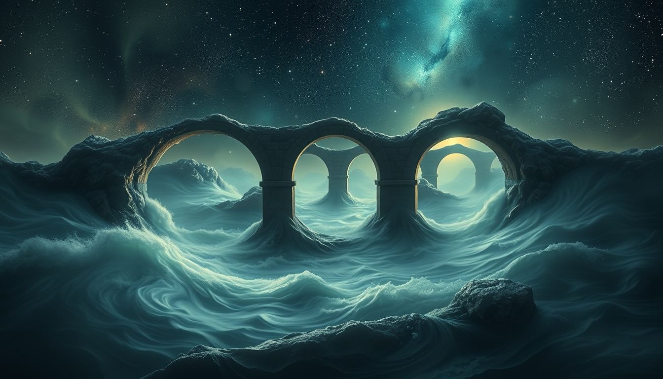 L'eau boueuse symbolise des obstacles émotionnels et des conflits internes.