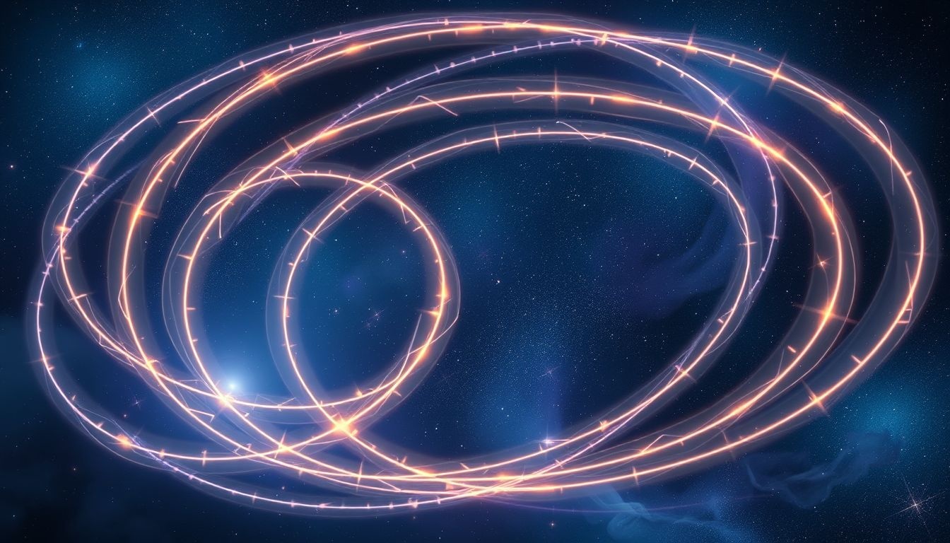 L'ellipse symbolise souvent la répétition inconsciente d'erreurs passé.