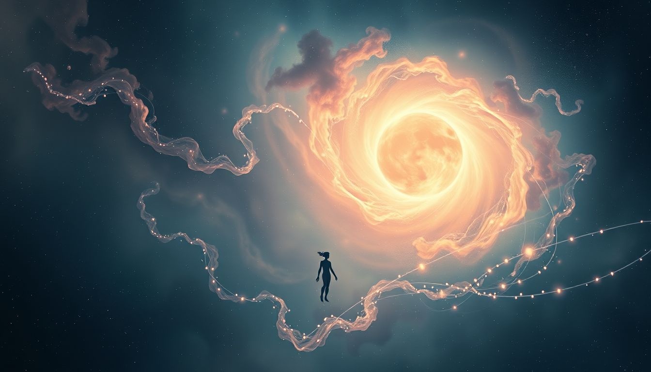 Flotter seul symbolise souvent quête d'indépendance et réflexion intérieure.