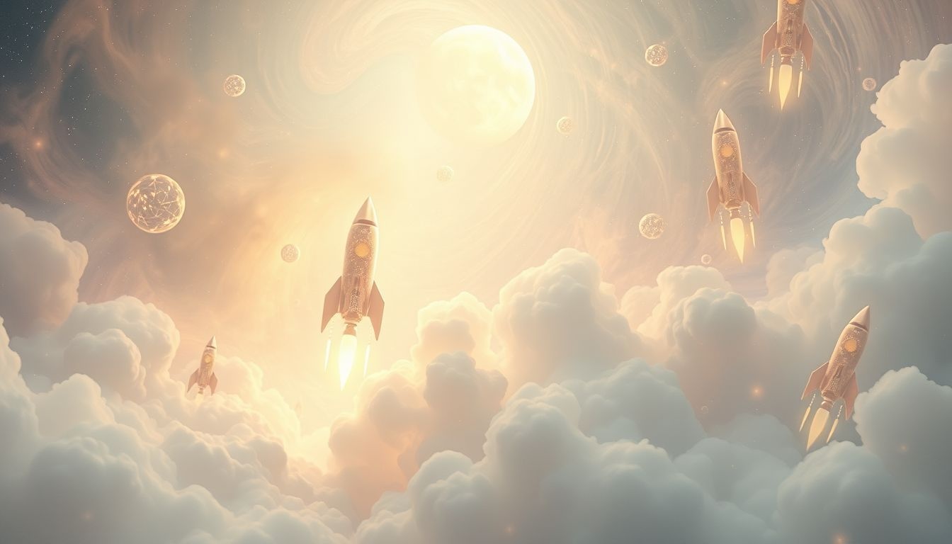 Rêver d’une fusée symbolise l’éveil spirituel et la connexion cosmique.