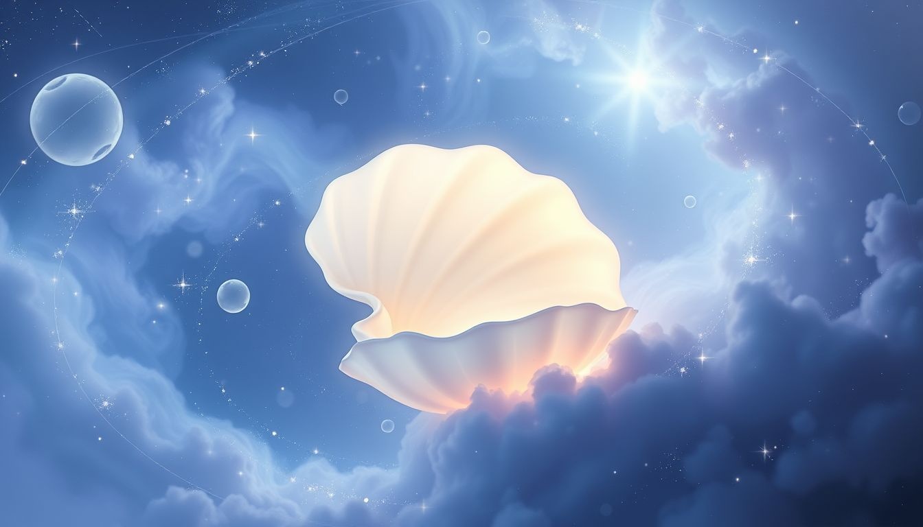 La coquille Saint-Jacques symbolise l’introspection profonde et la sagesse.