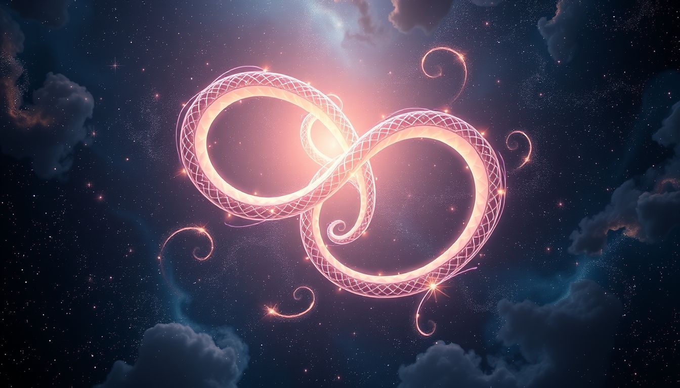 Le caducée symbolise l'équilibre entre corps et esprit renaissants.