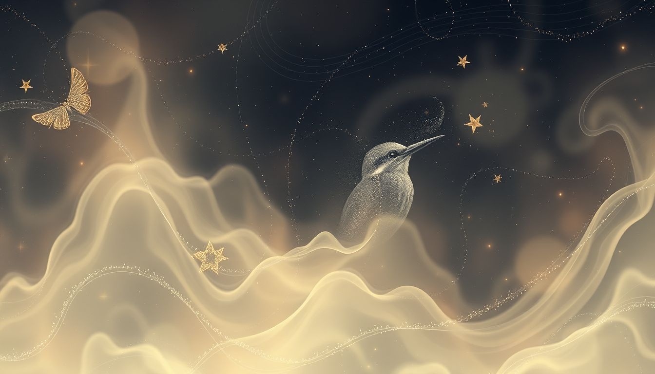 Rêver d’un martin-pêcheur gris symbolise la discrétion et la sagesse.