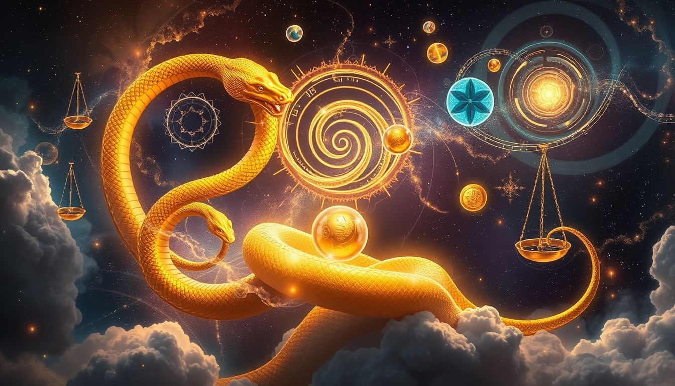 Le caducée symbolise réussite et prospérité dans les affaires.