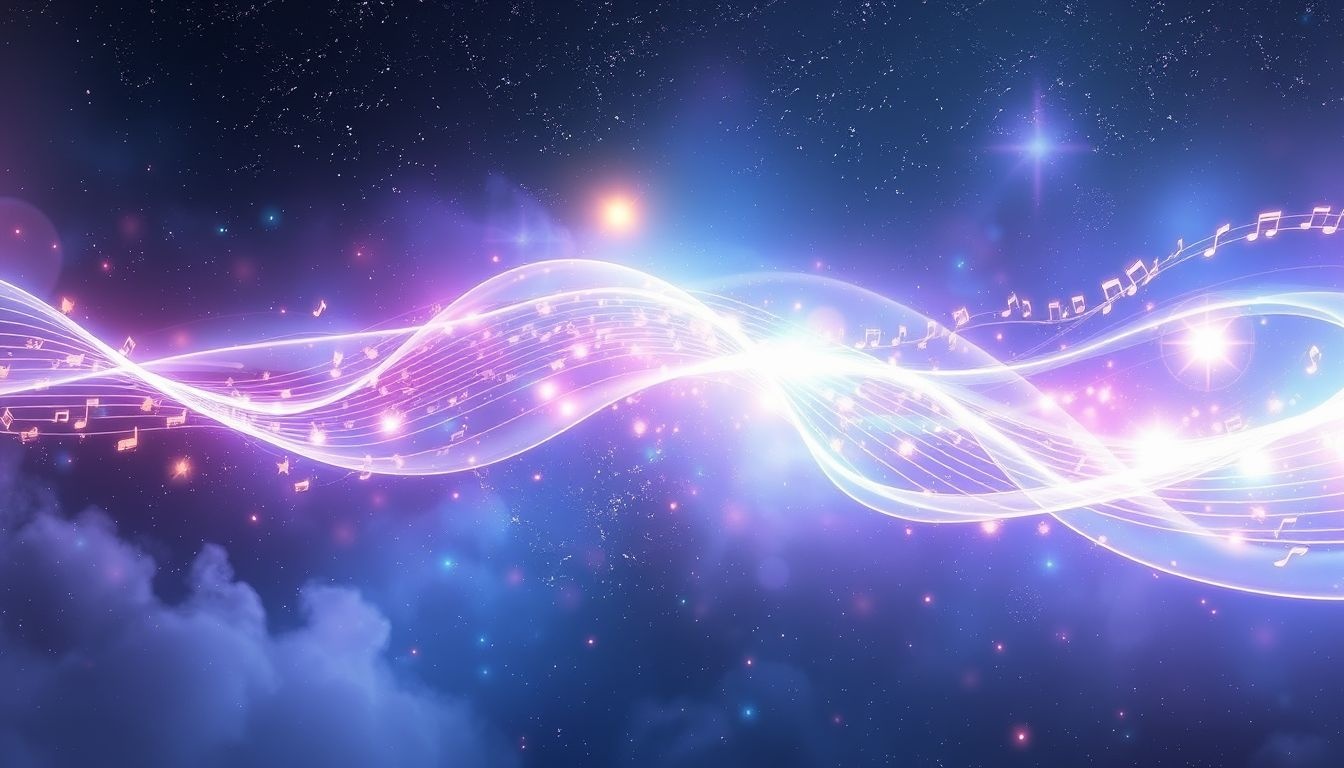 La musique nocturne joyeuse prédit bonheur et moments heureux imminents.