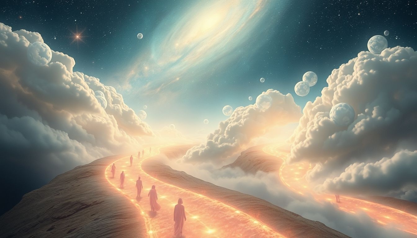 Rêver d’être en chemin symbolise souvent une quête personnelle intérieure.