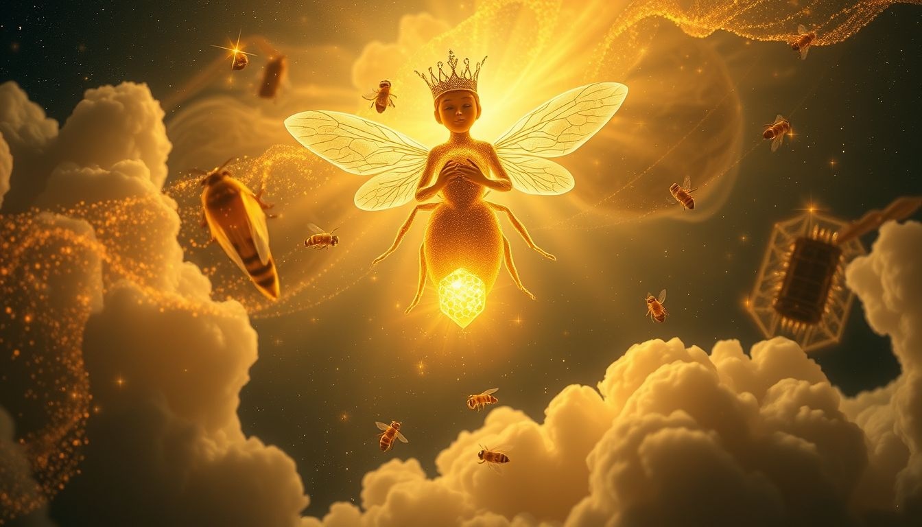 Rêver d’une reine des abeilles symbolise la responsabilité et le devoir.
