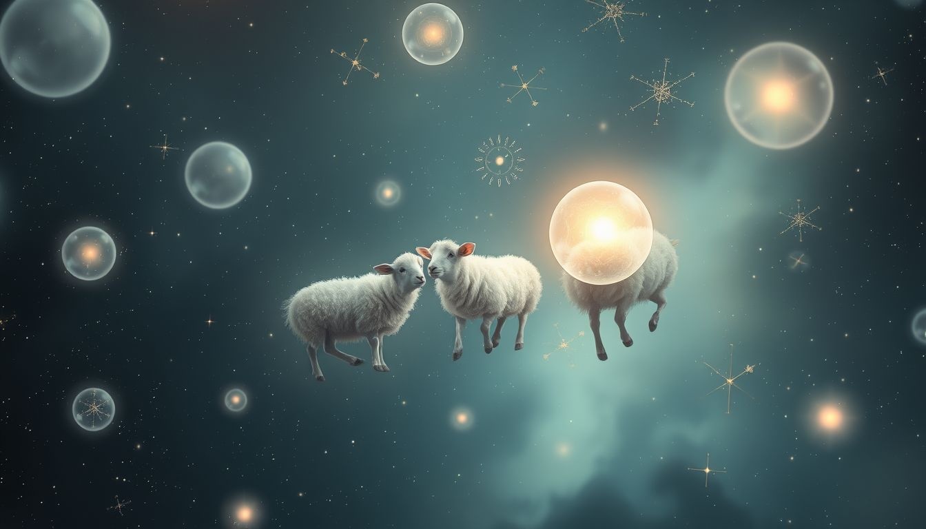 La gratitude transforme le rêve de moutons en harmonie intérieure profonde.