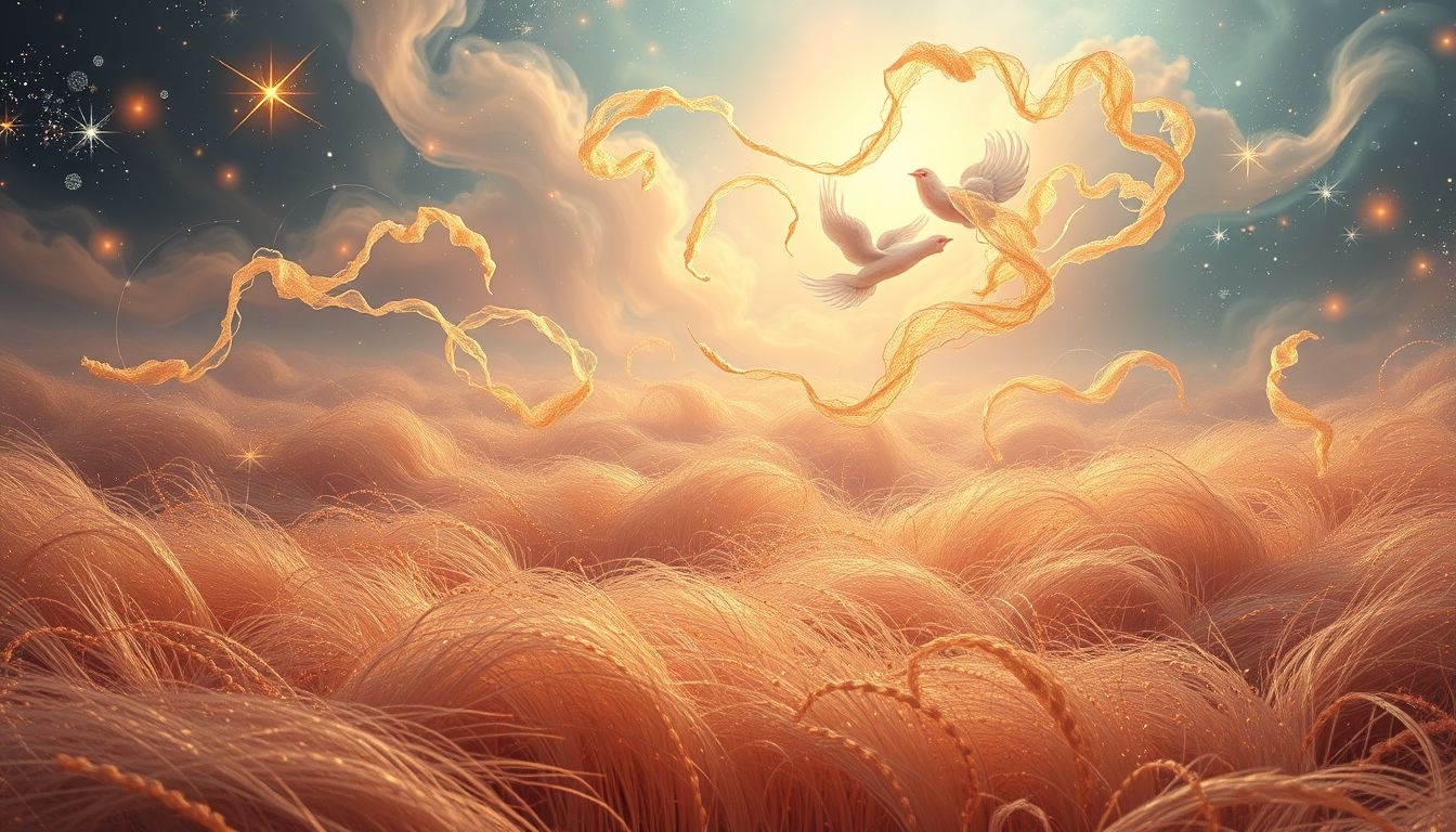 L'aire de battage symbolise la transformation entre l'ancien et le nouveau.