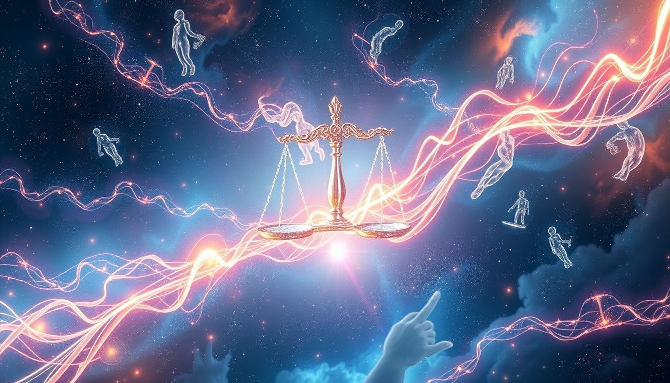 La Justice symbolise l'équilibre, la vérité et les décisions claires.