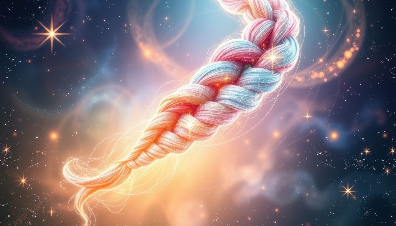 La couleur de la tresse reflète l'état émotionnel du rêveur.