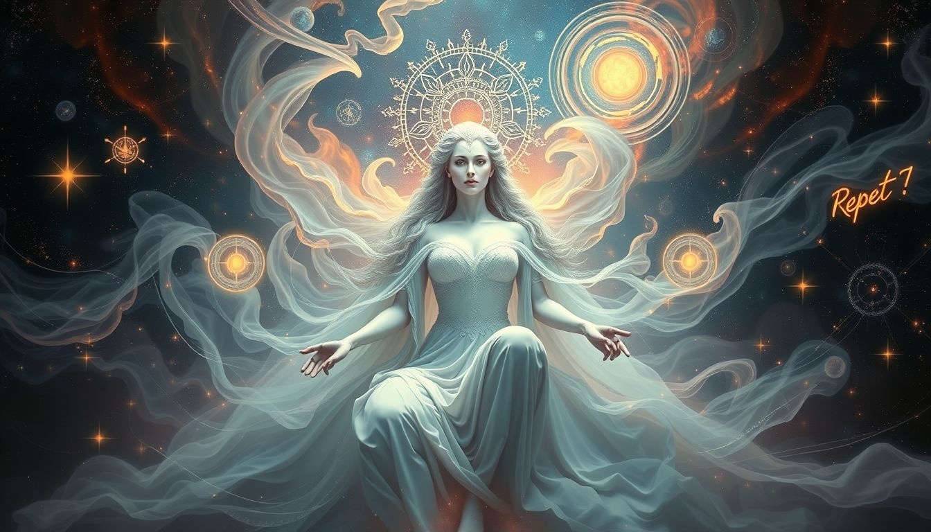 La matrone symbolise l'autorité maternelle et la sagesse ancestrale.