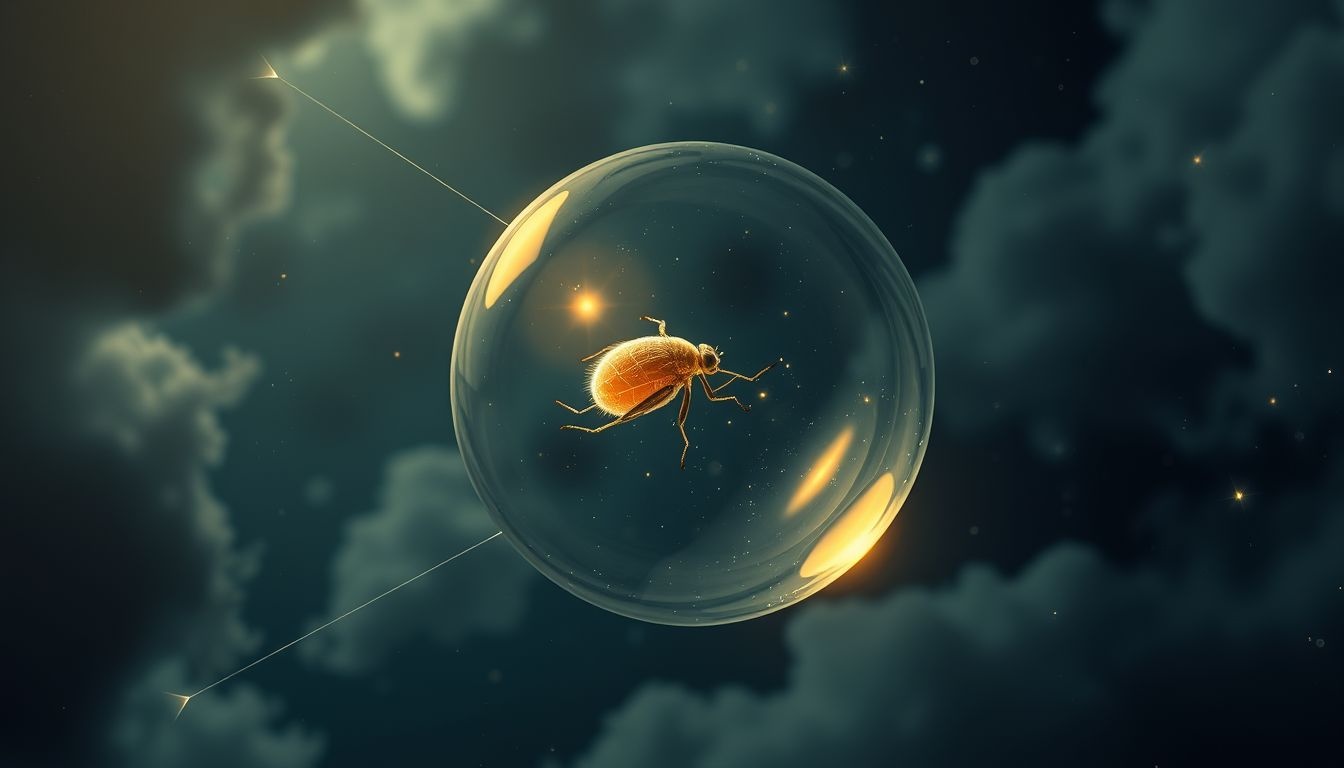 La mouche à galle symbolise souvent l'impuissance face aux obstacles.