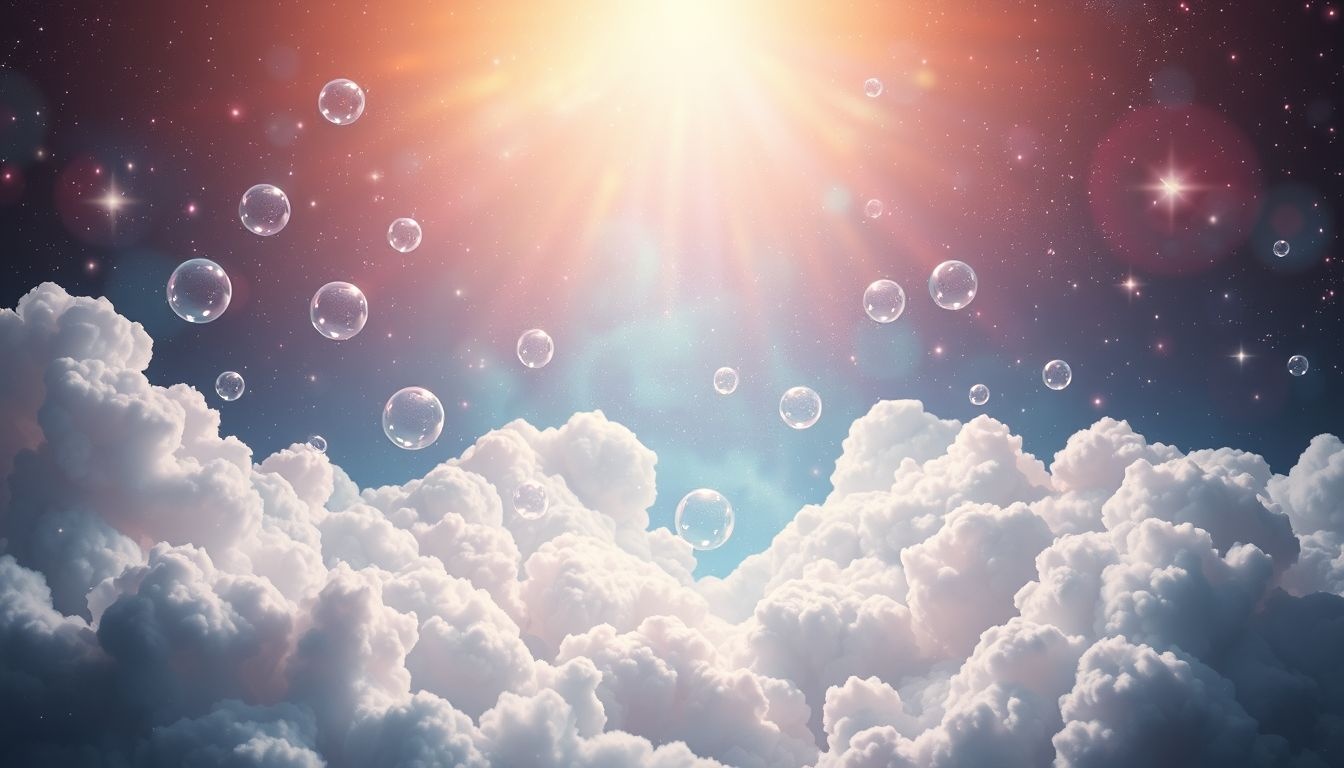 Le bullage évoque souvent des souvenirs d'enfance et de bonheur.