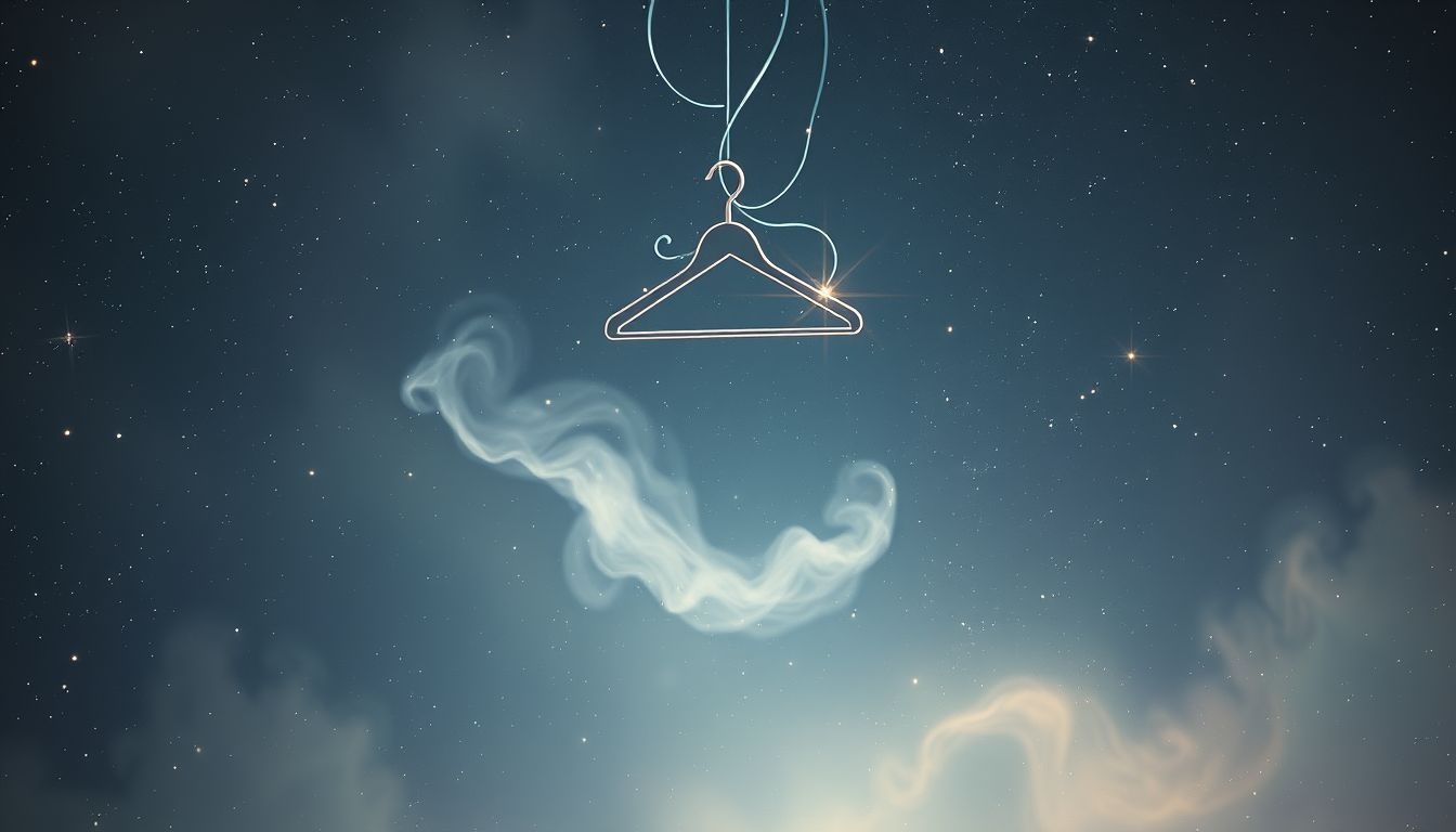 Un cintre vide symbolise souvent des occasions manquées en rêve.