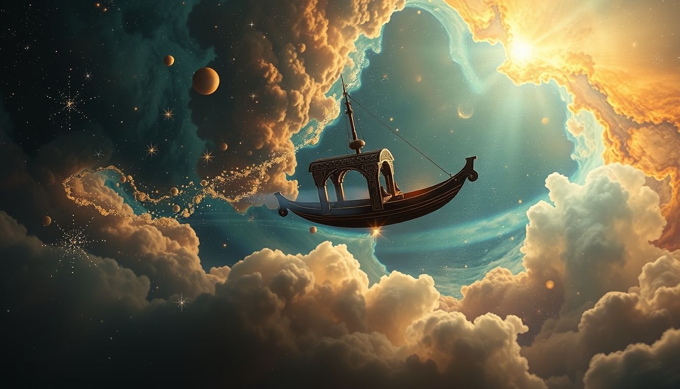 La gondole symbolise souvent un voyage émotionnel dans le rêve.