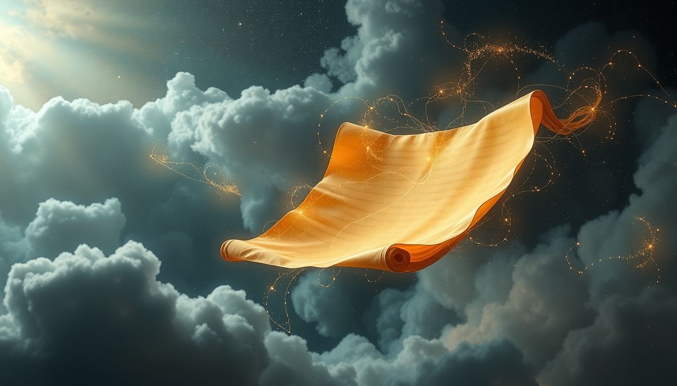 Le papyrus symbolise l'origine ancienne du savoir et de l'apprentissage.