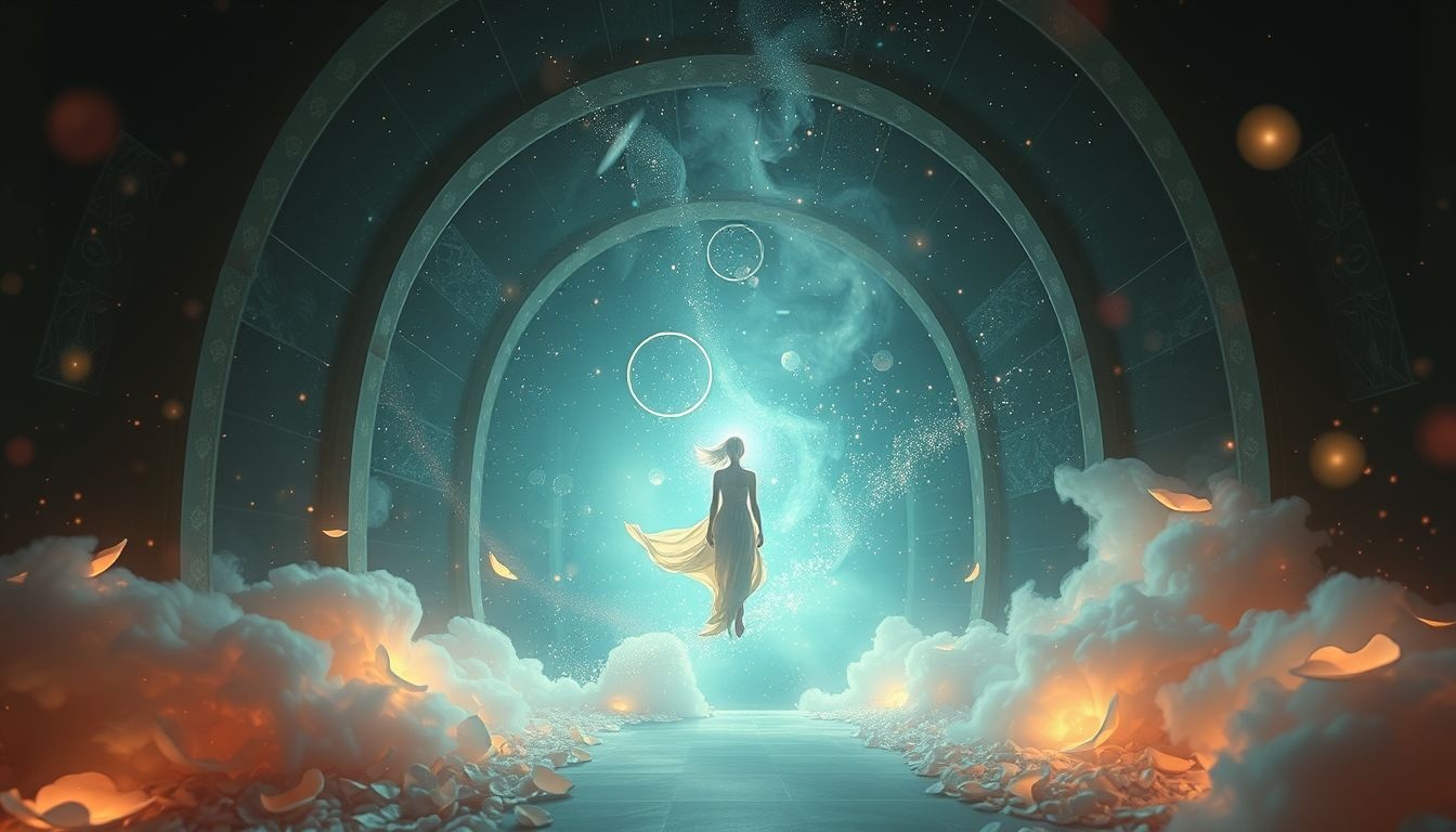 Le calme intérieur domine souvent lors d'une promenade onirique paisible.