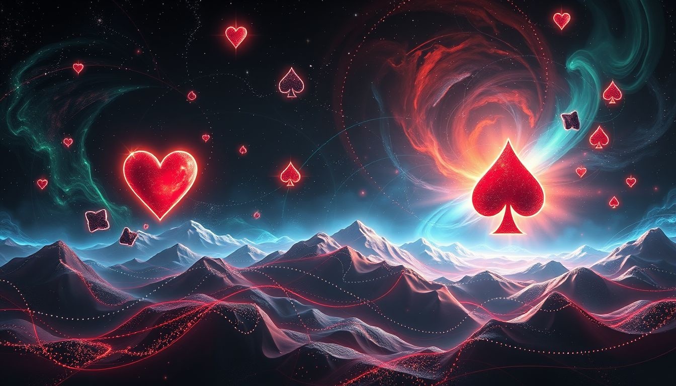 Les couleurs des cartes reflètent des symboles et émotions spécifiques.