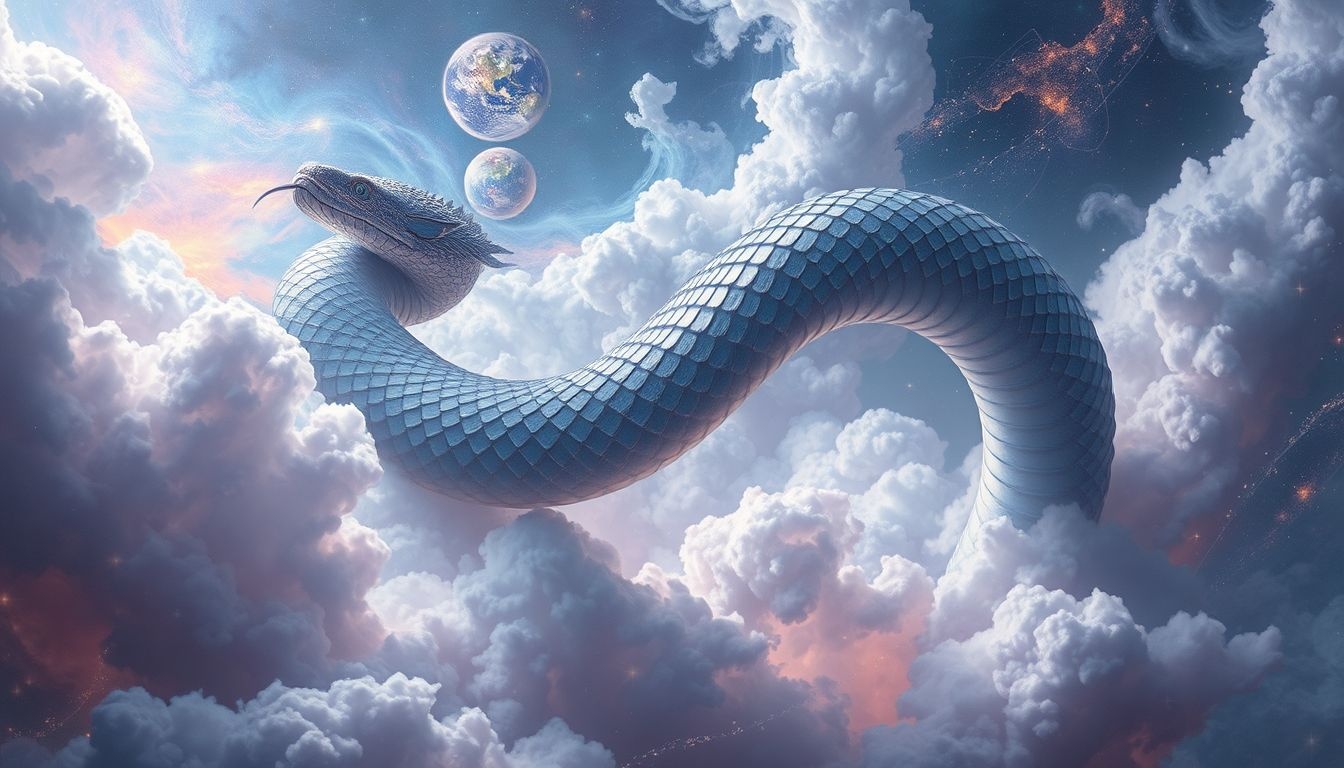 Les écailles de serpent symbolisent protection, métamorphose et vigilance.