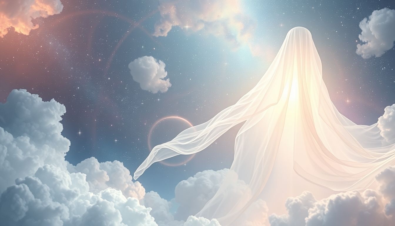Le linge blanc sur l'étendoir symbolise souvent un renouveau spirituel.