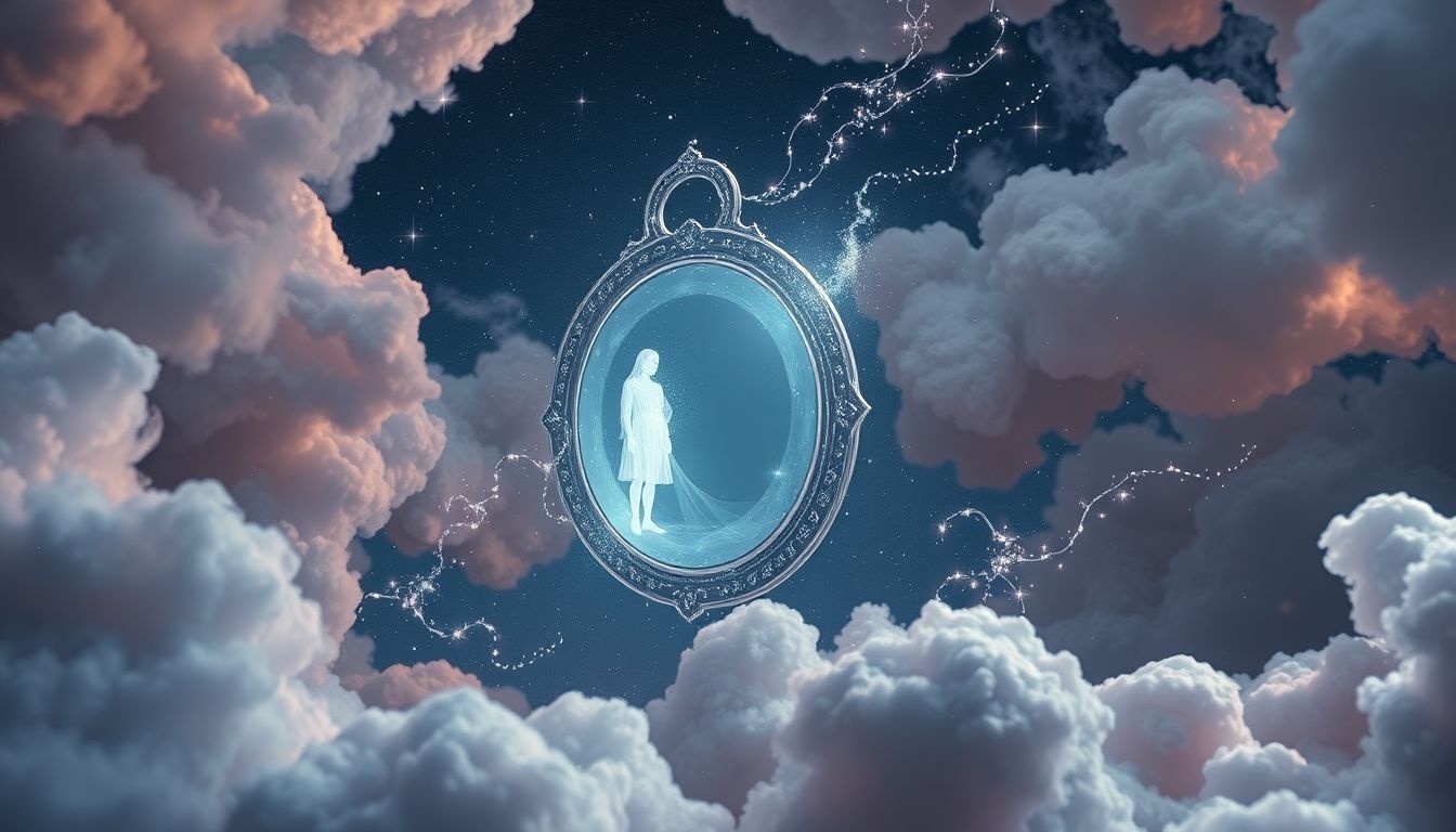 Le miroir révèle souvent des aspects cachés de soi-même projetés.