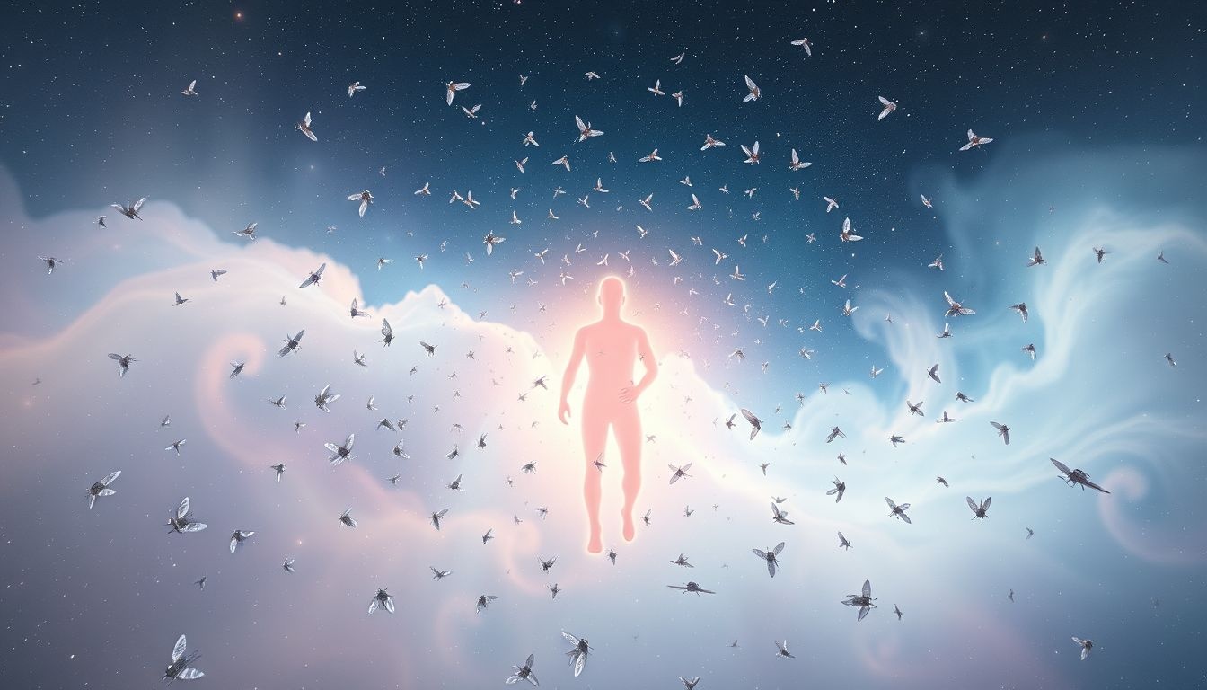 Les mouches à galles symbolisent souvent l’intrusion dans l’espace personnel.