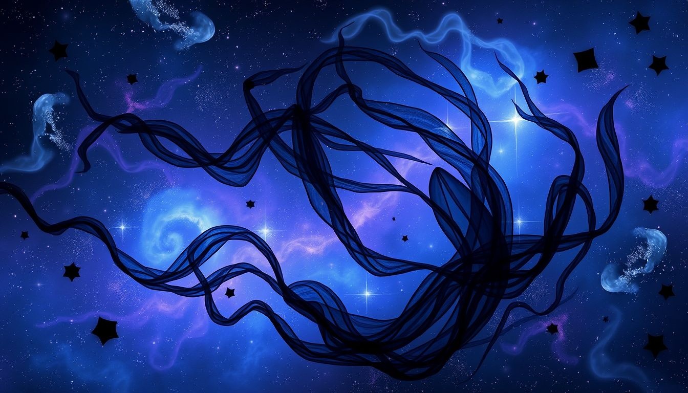 Le nylon noir symbolise souvent le mystère, la sensualité et le deuil.