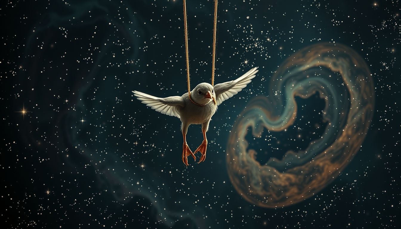 Rêver de pattes liées symbolise souvent une oppression intérieure ou extérieure.