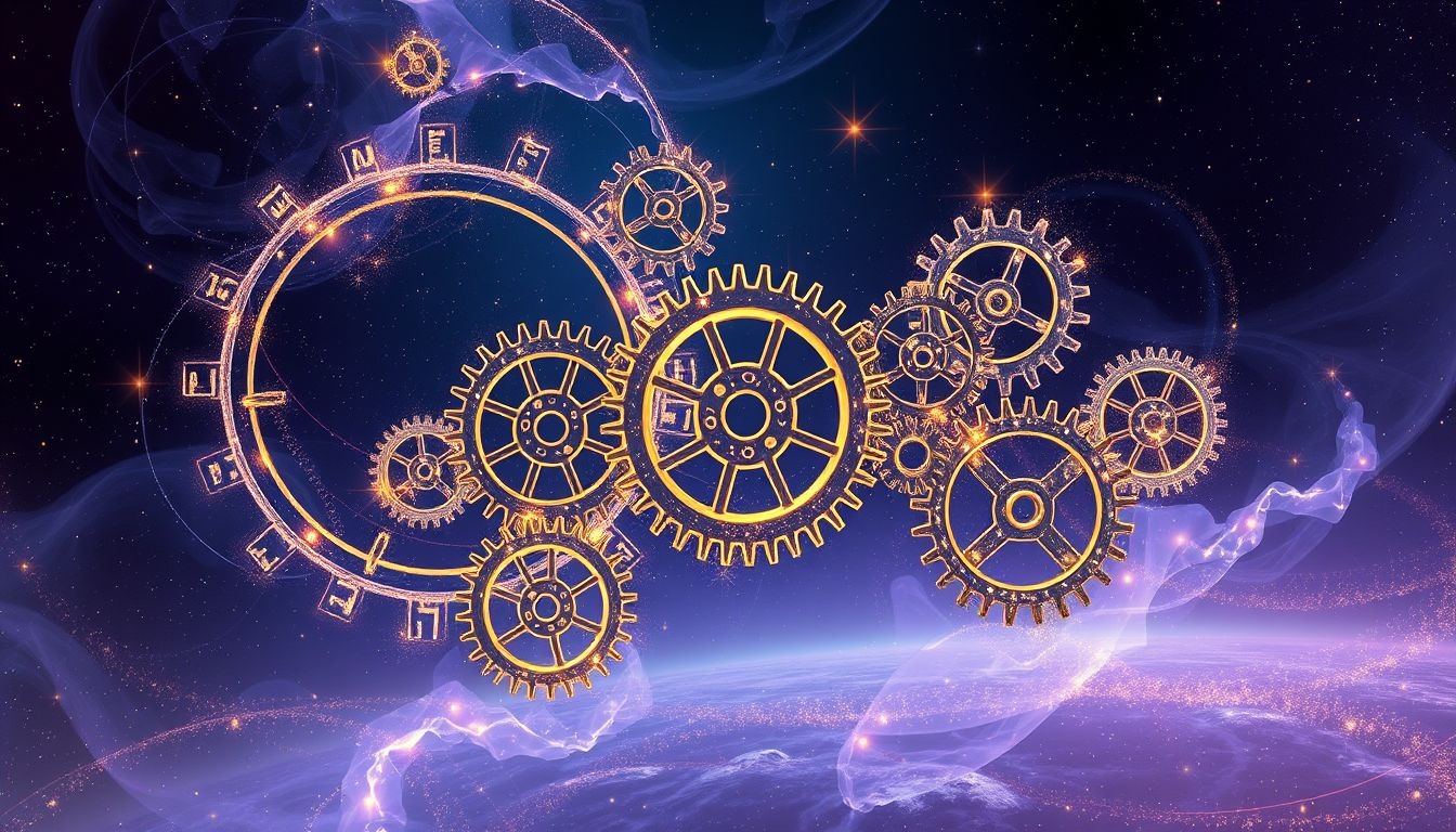 Les pignons symbolisent l'interdépendance essentielle dans les systèmes complexes.