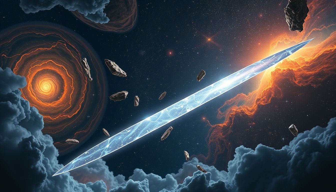 Le rasoir électrique géant symbolise des changements profonds imminents.