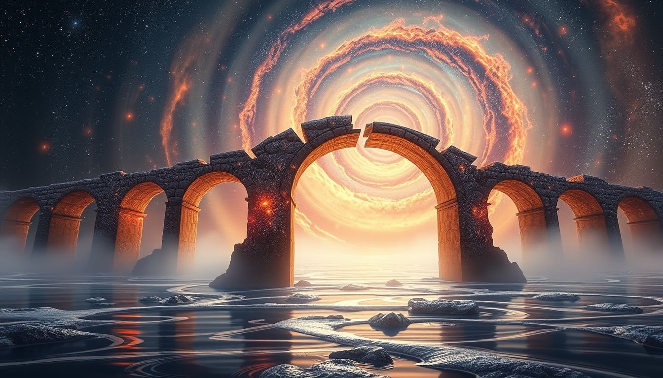 Réparer un aqueduc symbolise restaurer communication et équilibre émotionnel.