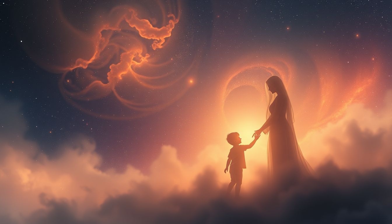 Rêver d'adopter un enfant décédé exprime un besoin profond de réconfort.