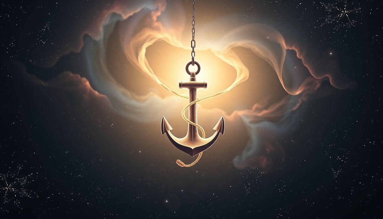 Rêver d’une ancre symbolise souvent un besoin de stabilité émotionnelle.