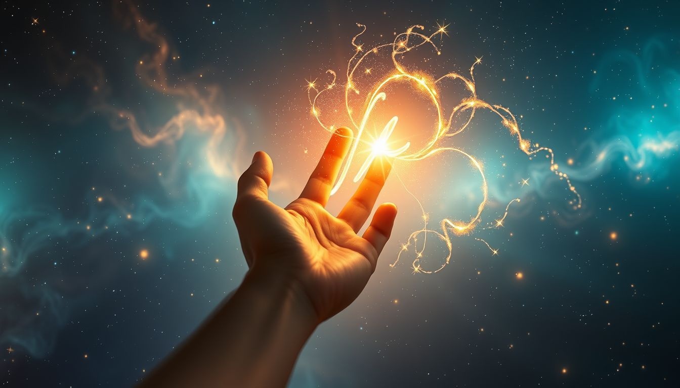 Rêver d'un autographe lumineux symbolise une guidance spirituelle éclairée.