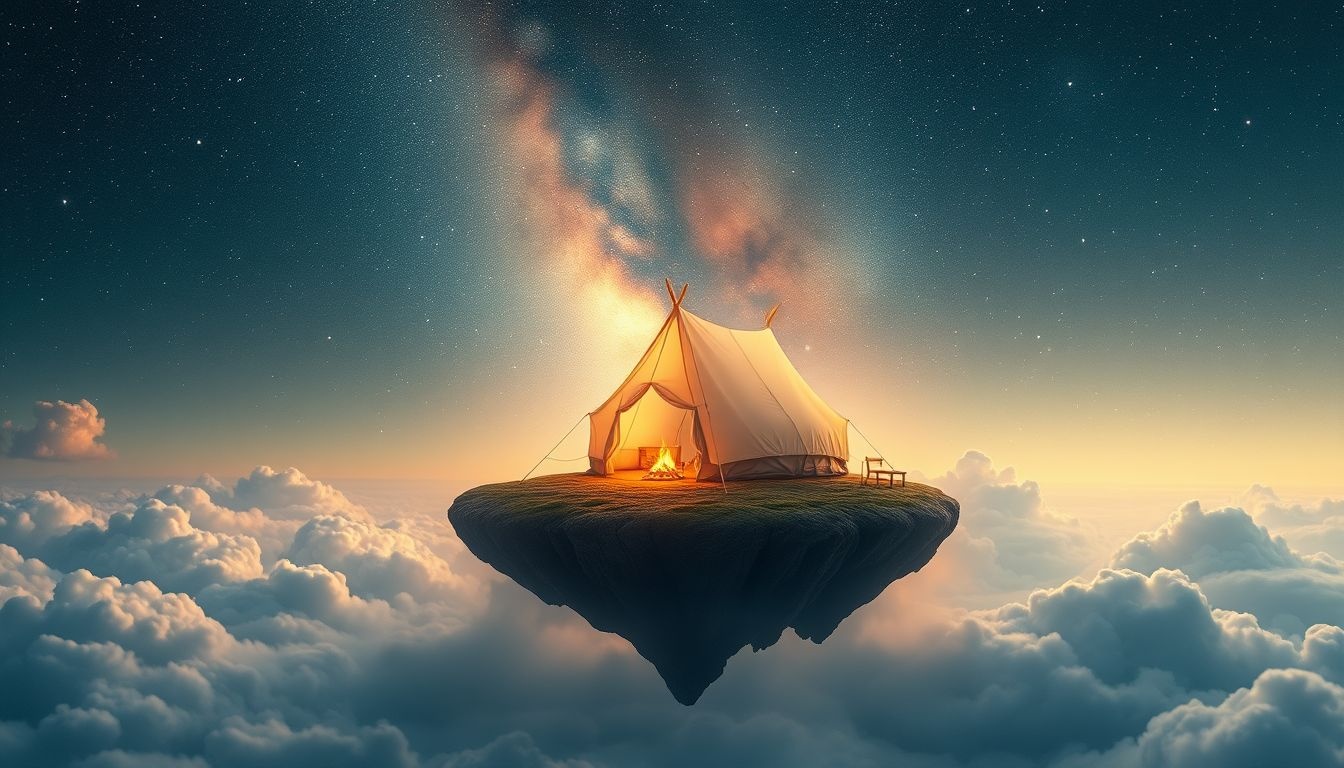 Rêver d’un bivouac devenu maison symbolise stabilité et sécurité intérieure.