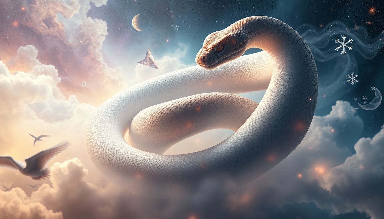 Rêver d’un boa géant symbolise souvent un pouvoir intérieur écrasant.