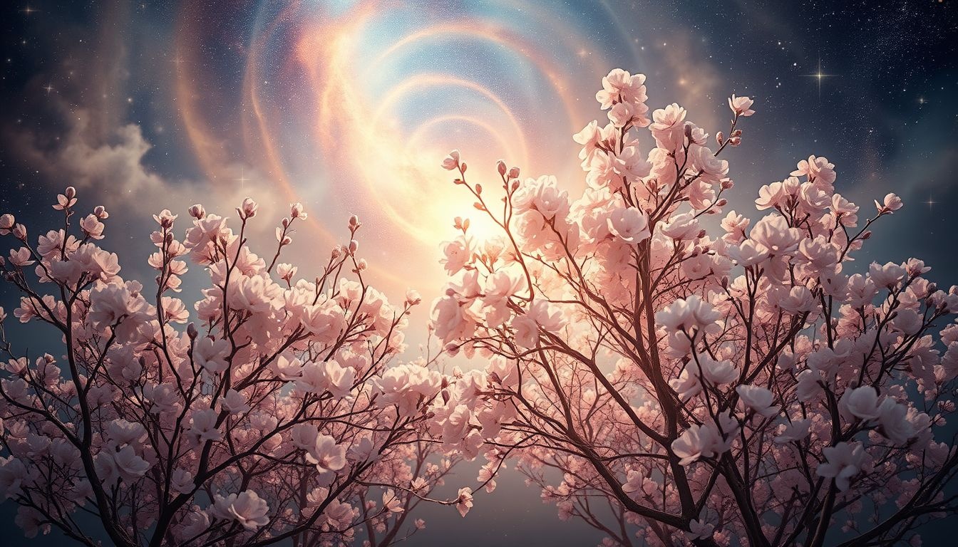 Rêver d'amandiers en fleurs symbolise l'espoir et un nouveau départ.