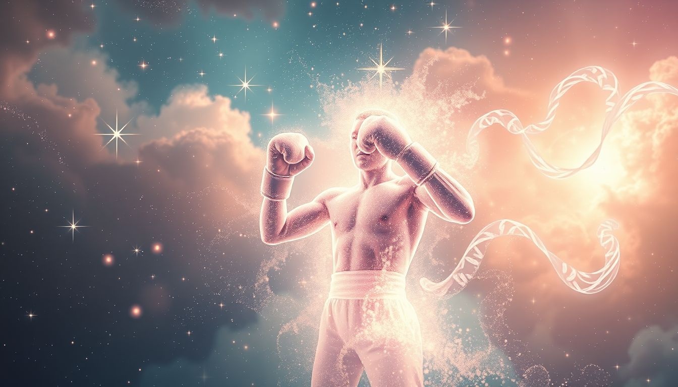 Rêver d'un boxeur victorieux symbolise la force intérieure et la résilience.